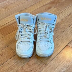 Adidas High-Top Sneakers - Cream/Grey/Peach